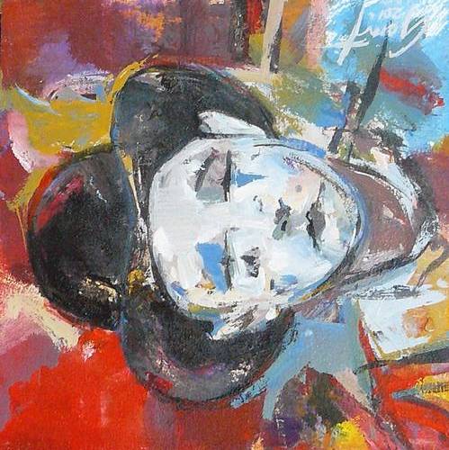 Original Gerart painting of clown