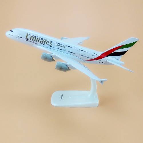 Alloy Metal Air EMIRATES A380 Airlines Airplane Model United Arab Emirates Airbus 380 Airways Plane