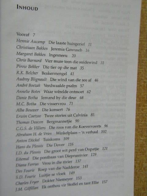 UIT DIE KONTREIE VANDAAN  Saamgestel deur Abraham H. de Vries