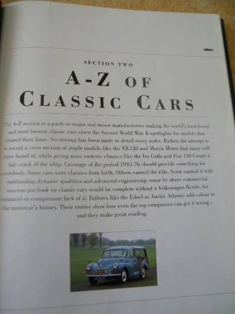 THE ENCYCLOPEDIA OF CLASSIC CARS From 1945 to 1975  by Martin Buckley