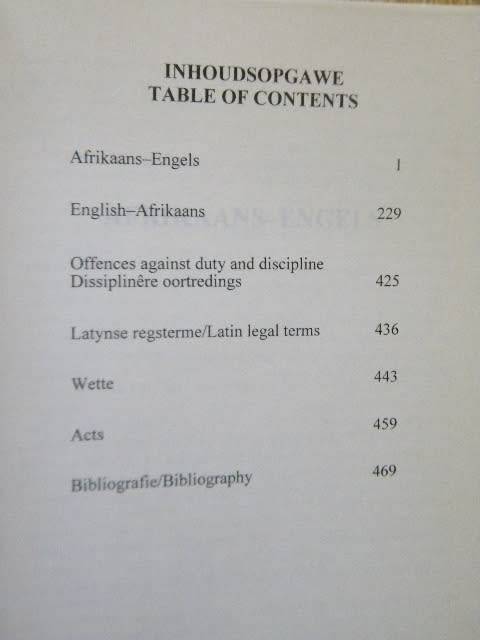 TWEETALIGE POLISIEWOORDEBOEK / BILINGUAL POLICE DICTIONARY  by I E du Toit