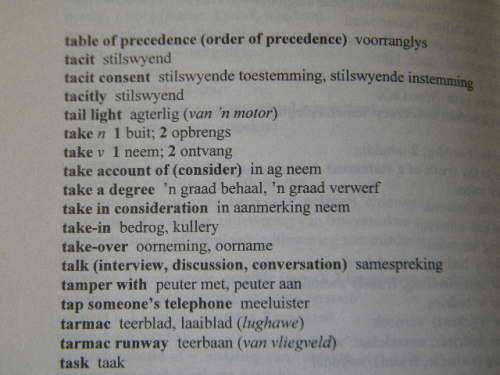 TWEETALIGE POLISIEWOORDEBOEK / BILINGUAL POLICE DICTIONARY  by I E du Toit