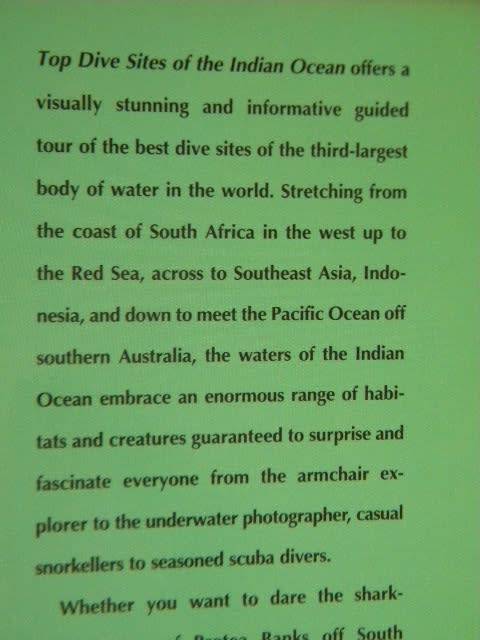 TOP DIVE SITES  OF THE INDIAN OCEAN  Consultant Jack Jackson