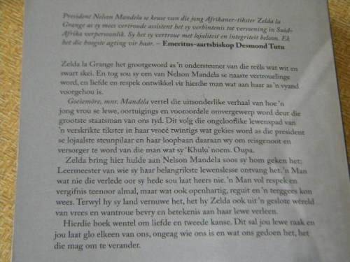 GOEIEMORE, MNR. MANDELA  deur Zelda la Grange