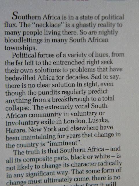 CHALLENGE Southern Africa within the African Revolutionary context Edited by Al Venter