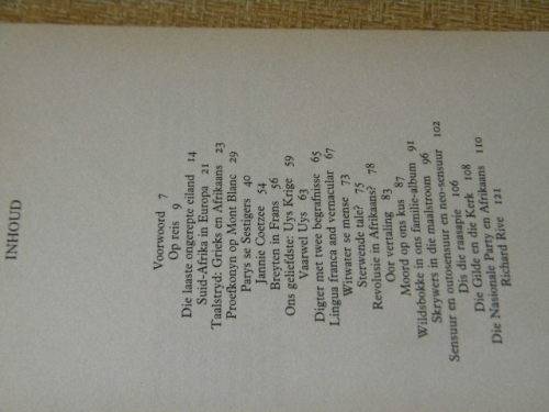 BUIDEL  deur Jan Rabie  Bundel aantekeninge (Outobiografies)