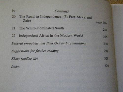 2 SOFTCOVERS: AFRICA SINCE 1800 by R. Oliver and A. Atmore and AFRICA SINCE 1875 by Robin Hallett
