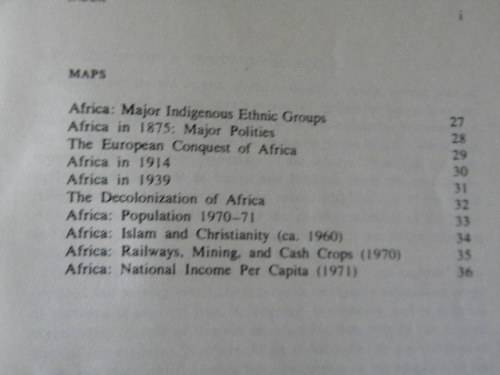 2 SOFTCOVERS: AFRICA SINCE 1800 by R. Oliver and A. Atmore and AFRICA SINCE 1875 by Robin Hallett