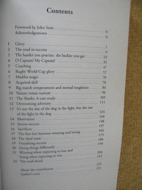 QUEST FOR GLORY  Successes In South African Sport  by Michael Marnewick  Foreword John Smith