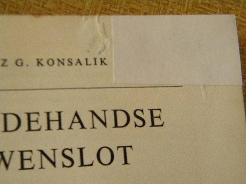 TWEEDEHANDSE LEWENSLOT  deur Heinz G. Konsalik