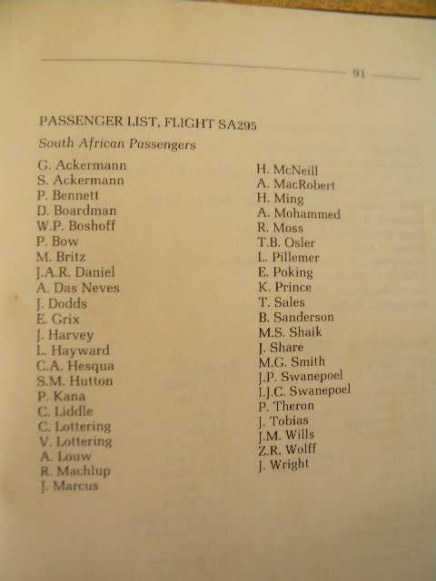 HELDERBERG: DEATH FLIGHT SA 295  by Ronnie Watt