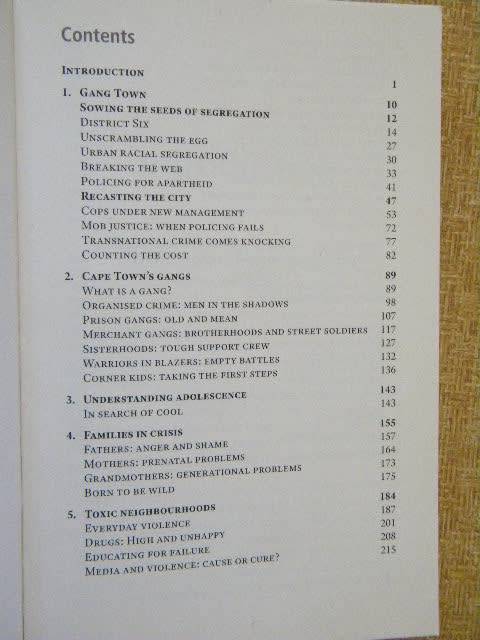 GANG TOWN, by Don Pinnock