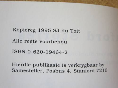 STANFORD STORIES  Die Vertellinge oor Stanford: 1729 - 1995