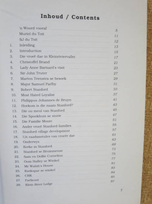 STANFORD STORIES  Die Vertellinge oor Stanford: 1729 - 1995