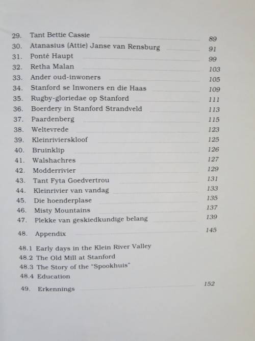 STANFORD STORIES  Die Vertellinge oor Stanford: 1729 - 1995