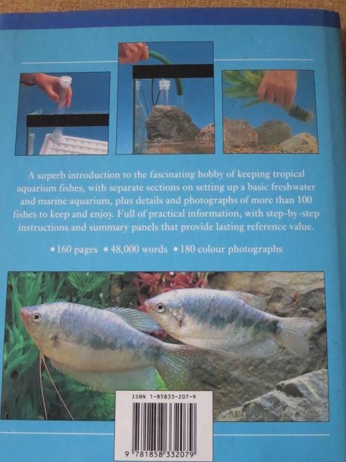 THE COMPLETE BOOK OF FRESHWATER AND MARINE TROPCIAL FISH  by R Crow and D Keeley