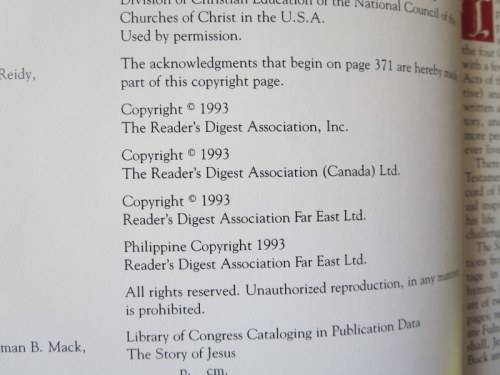 READER`S DIGEST:  THE STORY OF JESUS