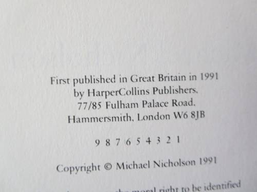 A MEASURE OF DANGER  Memoirs of a British war correspondent  by Michael Nicholson