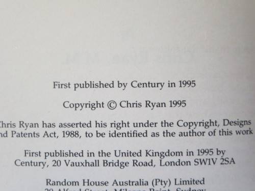 THE ONE THAT GOT AWAY  by Chris Ryan - Hero of the BRAVO TWO ZERO mission