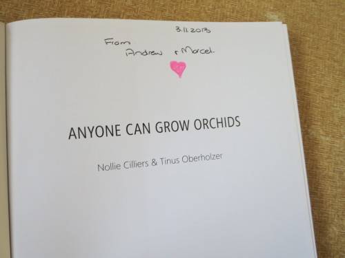 ANYONE CAN GROW ORCHIDS  by Nollie Cilliers and Tinus Oberholzer