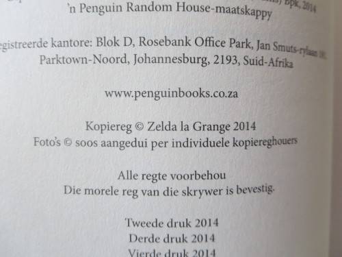 GOEIEMôRE, MNR. MANDELA  deur Zelda la Grange  In Afrikaans vertaal deur Tinus Horn