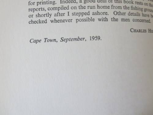 BIG GAME FISHING IN SOUTH AFRICA  by Charles Horne
