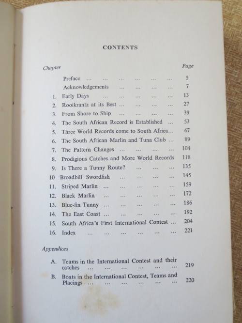 BIG GAME FISHING IN SOUTH AFRICA  by Charles Horne
