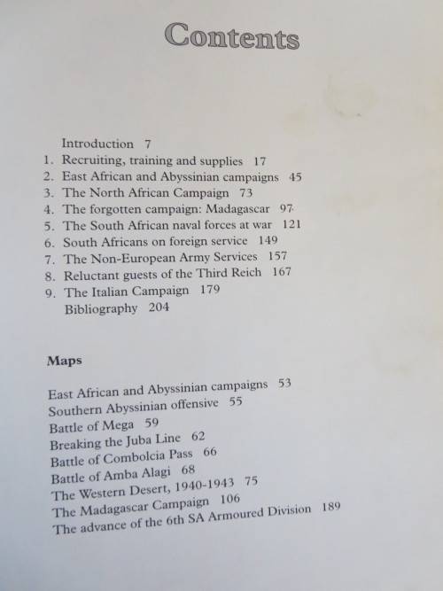 SOUTH AFRICA  IN WORLD WAR II  A  Pictorial History  by John Keene