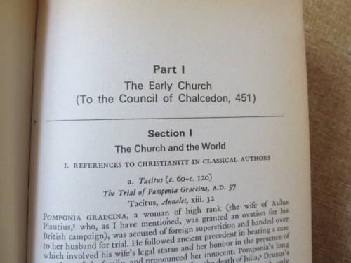 DOCUMENTS OF THE CHRISTIAN CHURCH  by Henry Bettenson