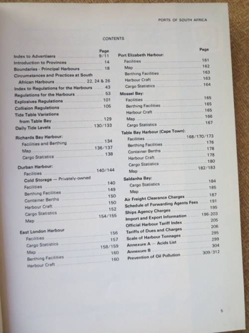 PORTS OF SOUTH AFRICA  by G. J. Harris