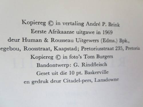 RICHARD III by Shakespeare  Vertaling: André P. Brink