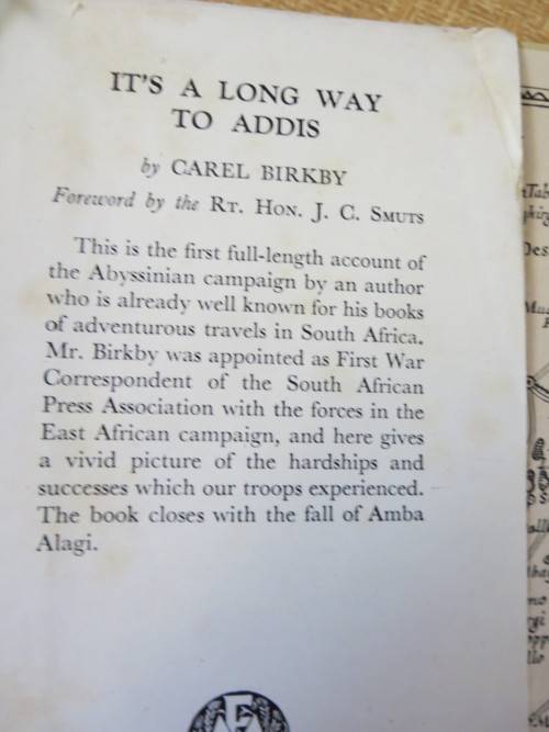 IT`S A LONG WAY TO ADDIS  by Carel Birkley