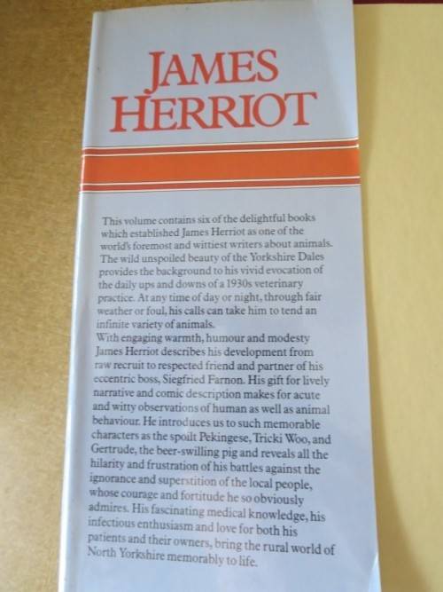 JAMES HERRIOT This volume contains 6 books - complete & unabridged