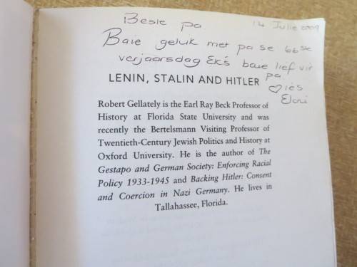 LENIN, STALIN AND HITLER  by Robert Gellately  The age of social catastrophe