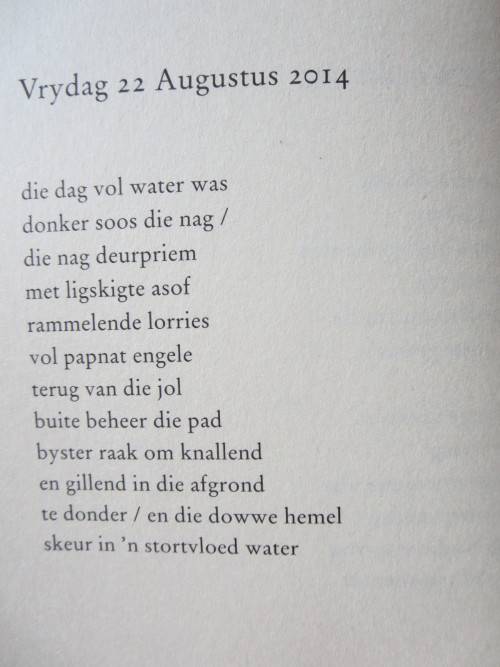 DIE NA-DOOD  deur Breyten Breytenbach