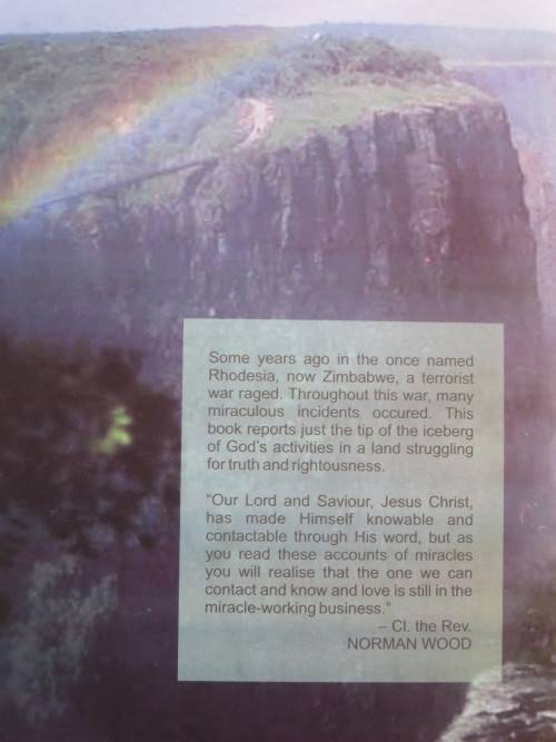 GOD IN ZIMBABWE RHODESIA  Compiled by Re. Errol C. Wesson  (RHODESIANA)