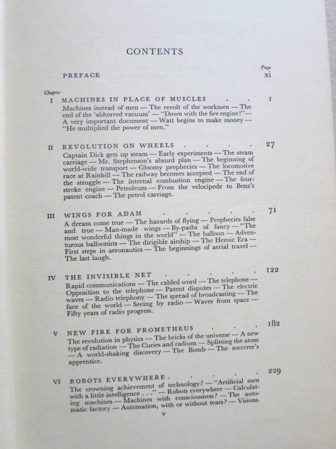 SCIENCE AS HISTORY by Heinz Gartmann Story of Man`s Technological Progress