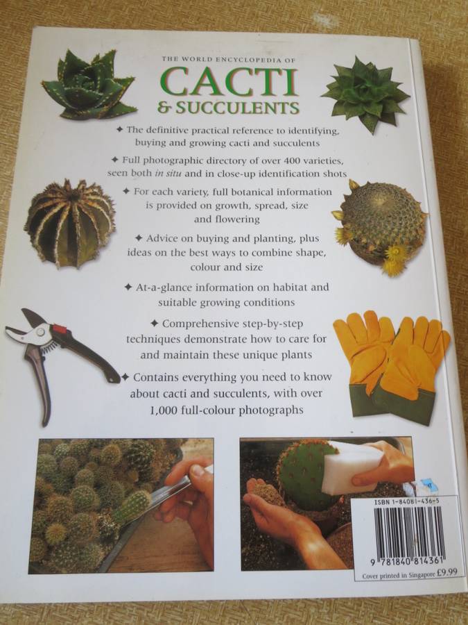 THE WORLD ENCYCLOPEDIA OF CACTI & SUCCULENTS  by Miles Anderson  Consultant: Terry Hewitt