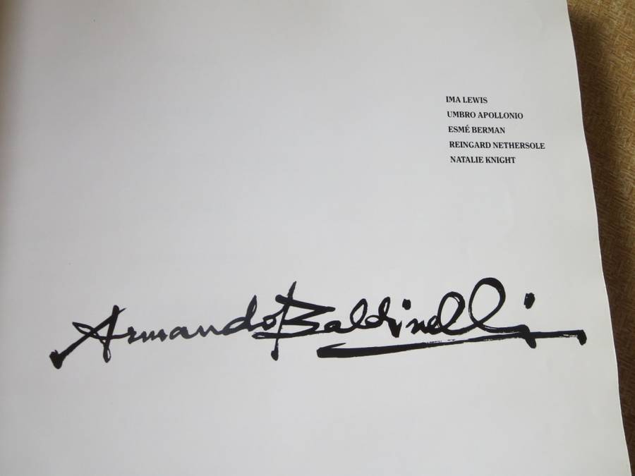 ARMANDO BALDINELLI  by I. Lewis, U. Apollonio, E. Berman, R. Nethersole, N. Knight