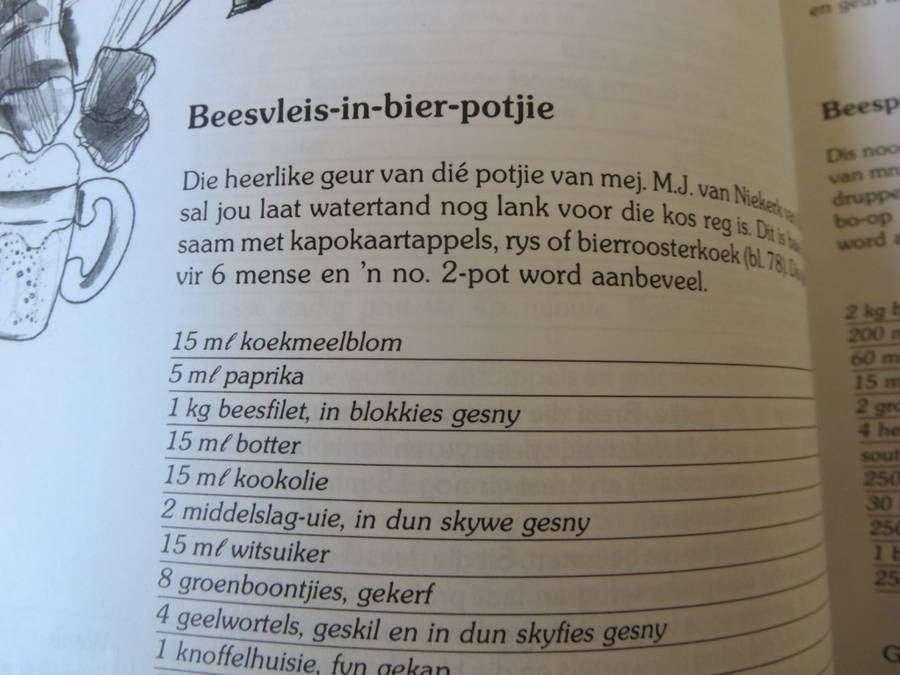 HUISGENOOT POTJIEKOS  deur Marlene Hammann
