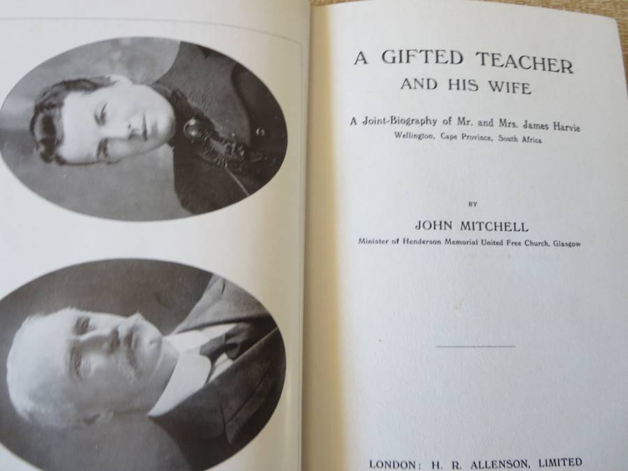 A GIFTED TEACHER AND HIS WIFE by John Mitchell (Founder Wellington Training College) (P)