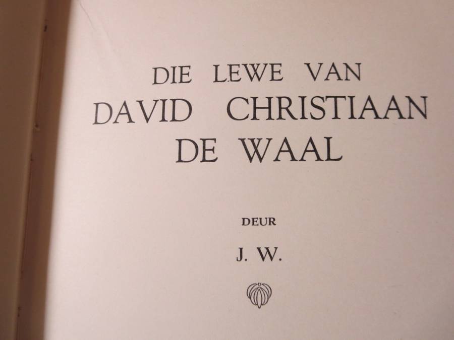 VERSAMELDE WERKE. J.H.H. de Waal. (Agt Volumes). (P)