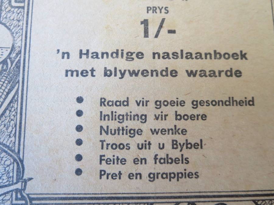 1958 EN 1959 CROWDEN SE ALMANAK EN HUISDOKTER