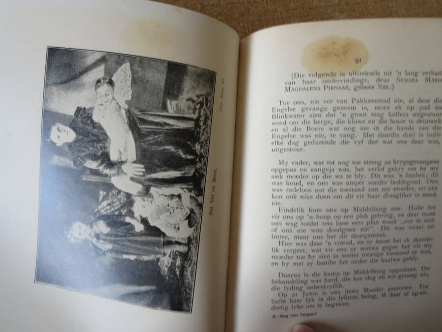 ONS GESKIEDENIS-SERIE. MAG ONS VERGEET? deur Mev. E. Neethling. (Anglo-Boereoorlog)  (P)