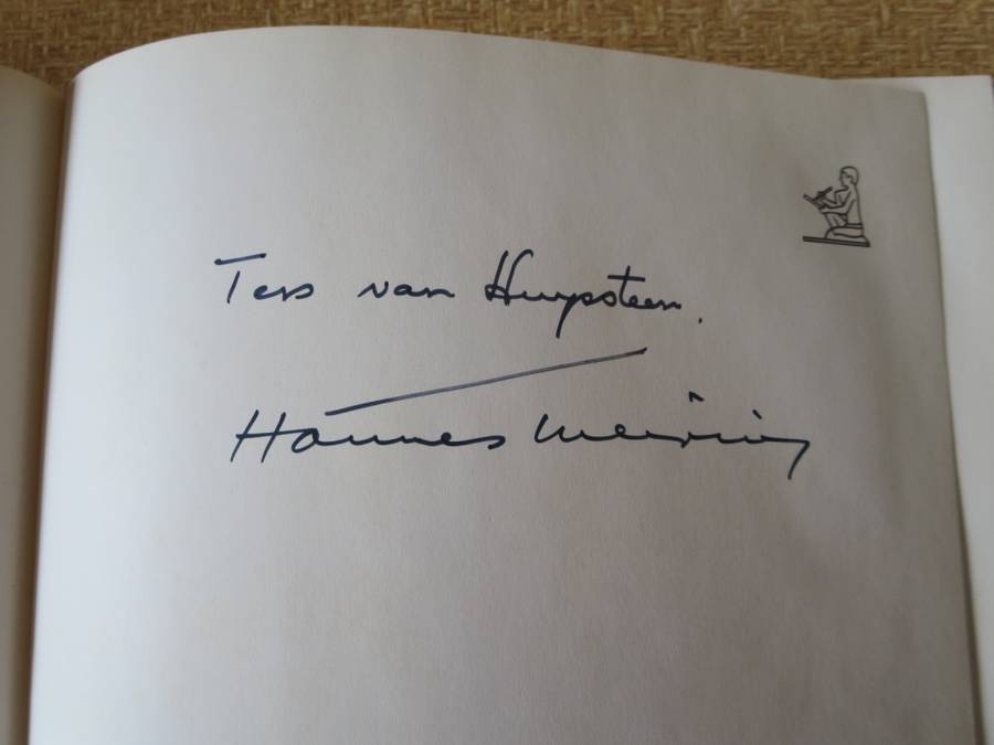 TERS VAN HUYSSTEEN. HUGENOTELAND met tekeninge deur Hannes Meiring. Geteken.  (P)