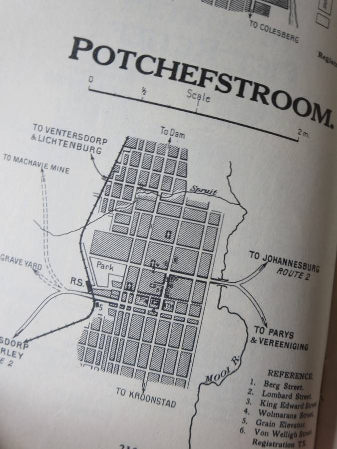 ROYAL AUTOMOBILE CLUB OF SOUTH AFRICA.  Route book 1936. Eighth edition.  (P)