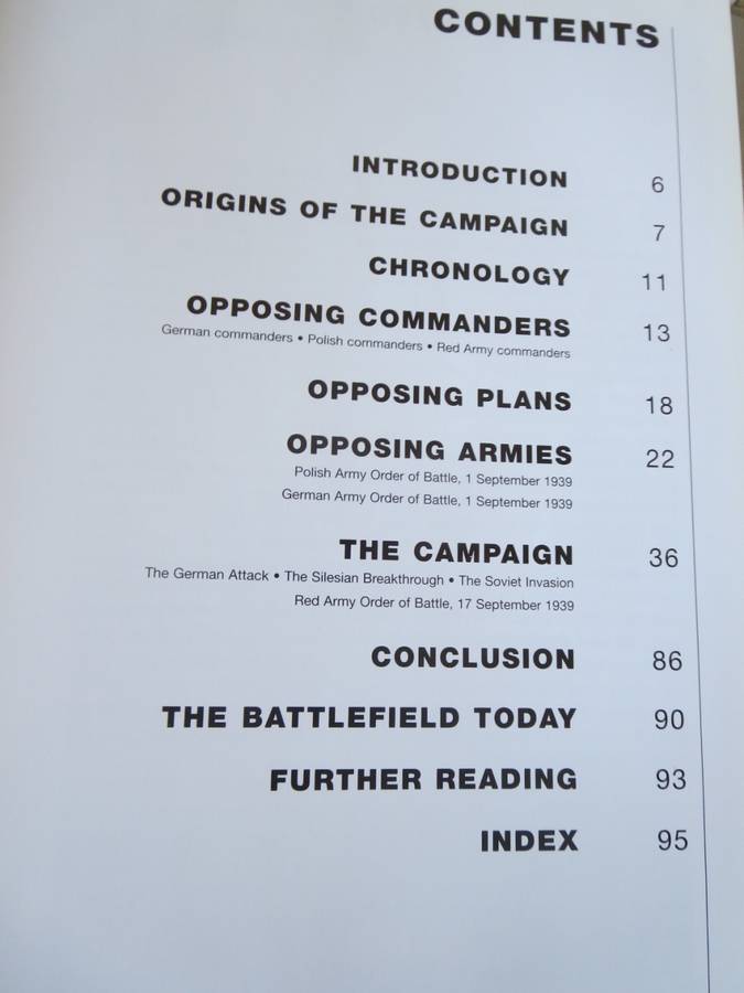 BATTLES OF WORLD WAR II  POLAND 1939. Germanys `lightning strike` Book 1