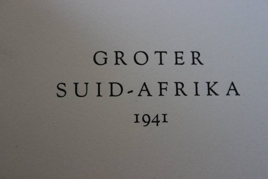 GROTER SUID-AFRIKA - PLANNE VIR N BETER WERELD. Toesprake deur die Hoog-edelagbare J. C. Smuts