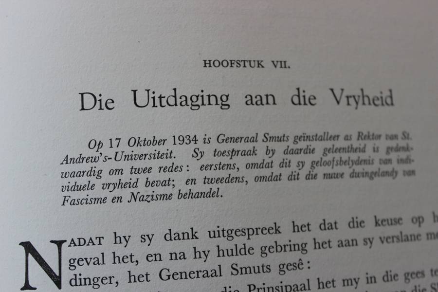 GROTER SUID-AFRIKA - PLANNE VIR N BETER WERELD. Toesprake deur die Hoog-edelagbare J. C. Smuts
