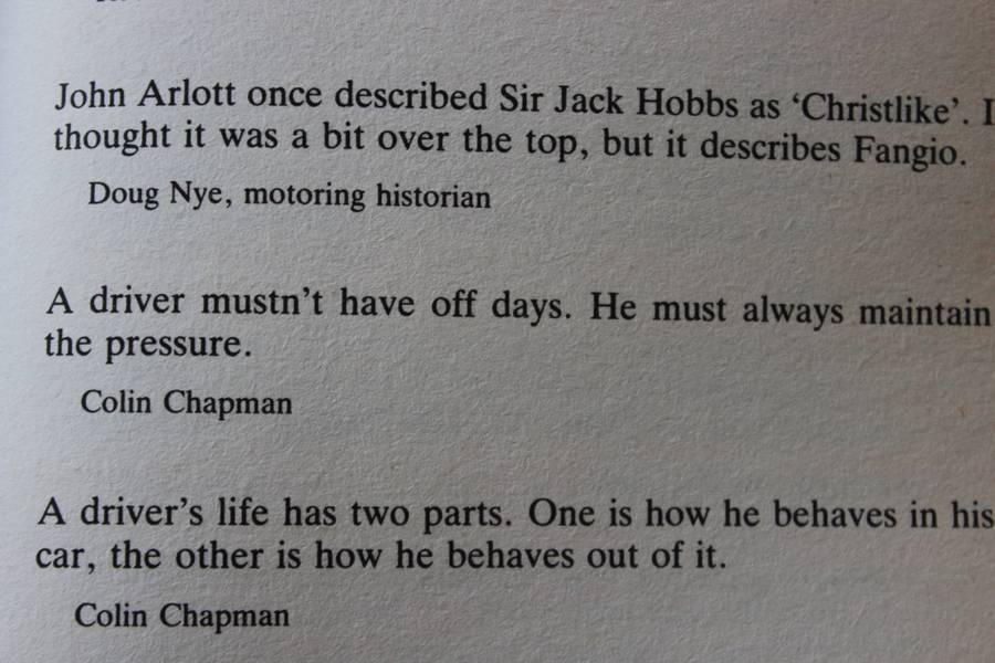 THE GRAND PRIX BOOK OF MOTOR RACING QUOTATIONS  by Eugene Weber